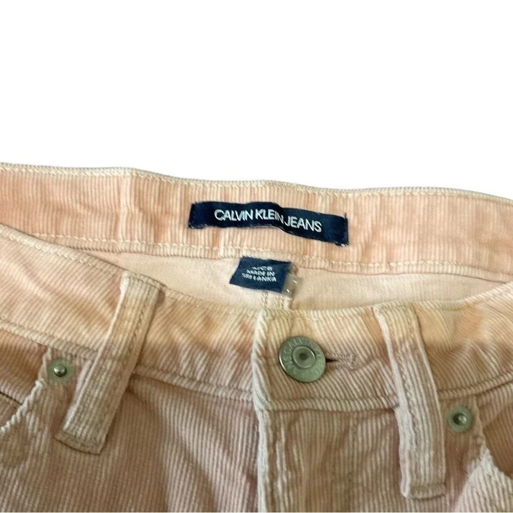 CALVIN KLEIN Pink Corduroy Pants - Size 6‎